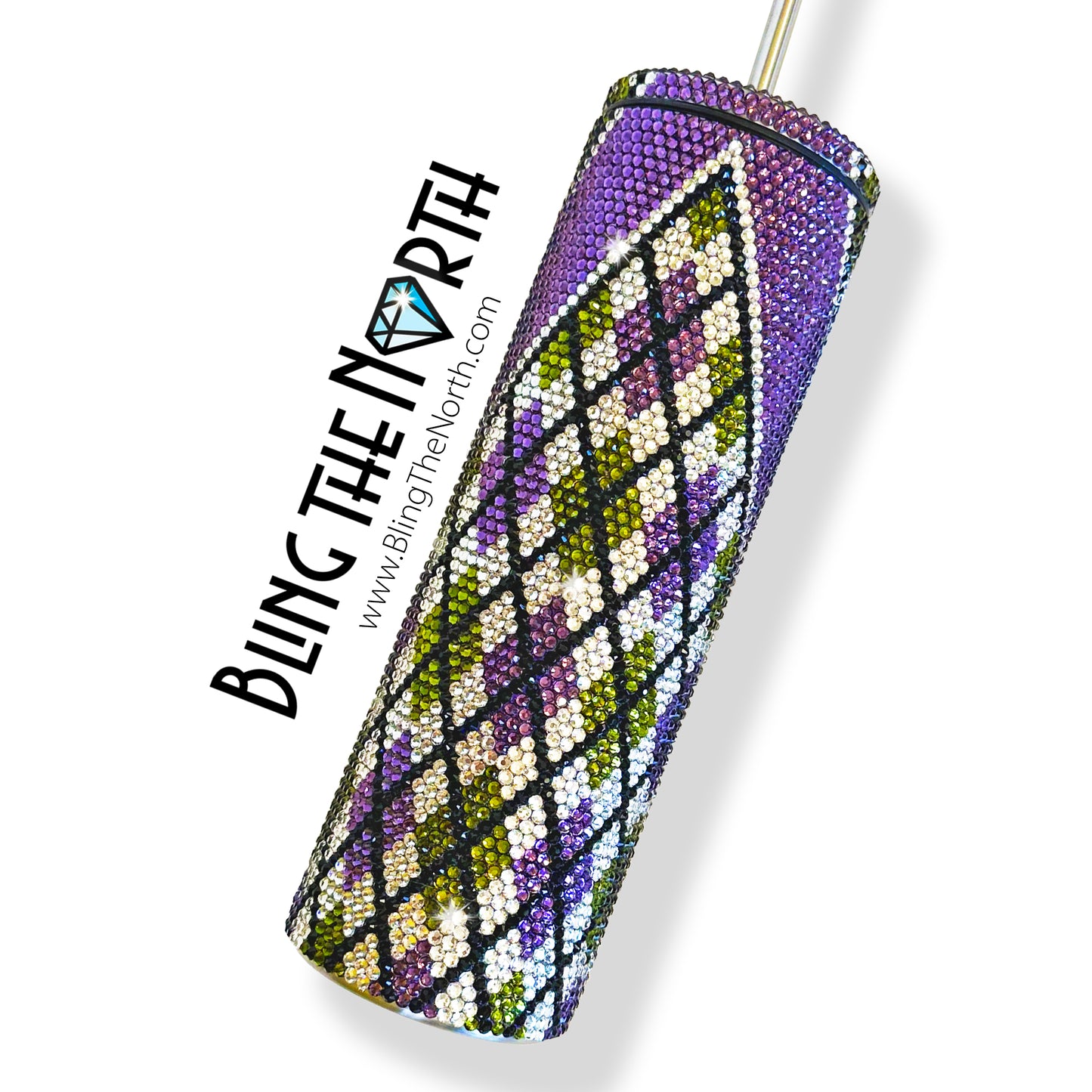 ARGYLE SWEATER Rhinestone Pattern Template | SS16 4mm - 20oz Skinny Straight Tumbler Design | PNG for Sublimation or Vinyl