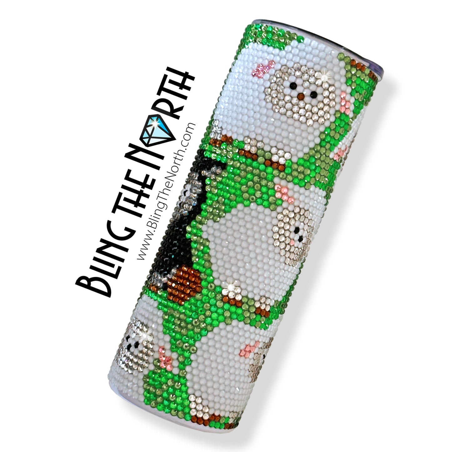 BLACK SHEEP Rhinestone Pattern Template | SS16 4mm - 20oz Skinny Straight Tumbler Design | PNG for Sublimation or Vinyl