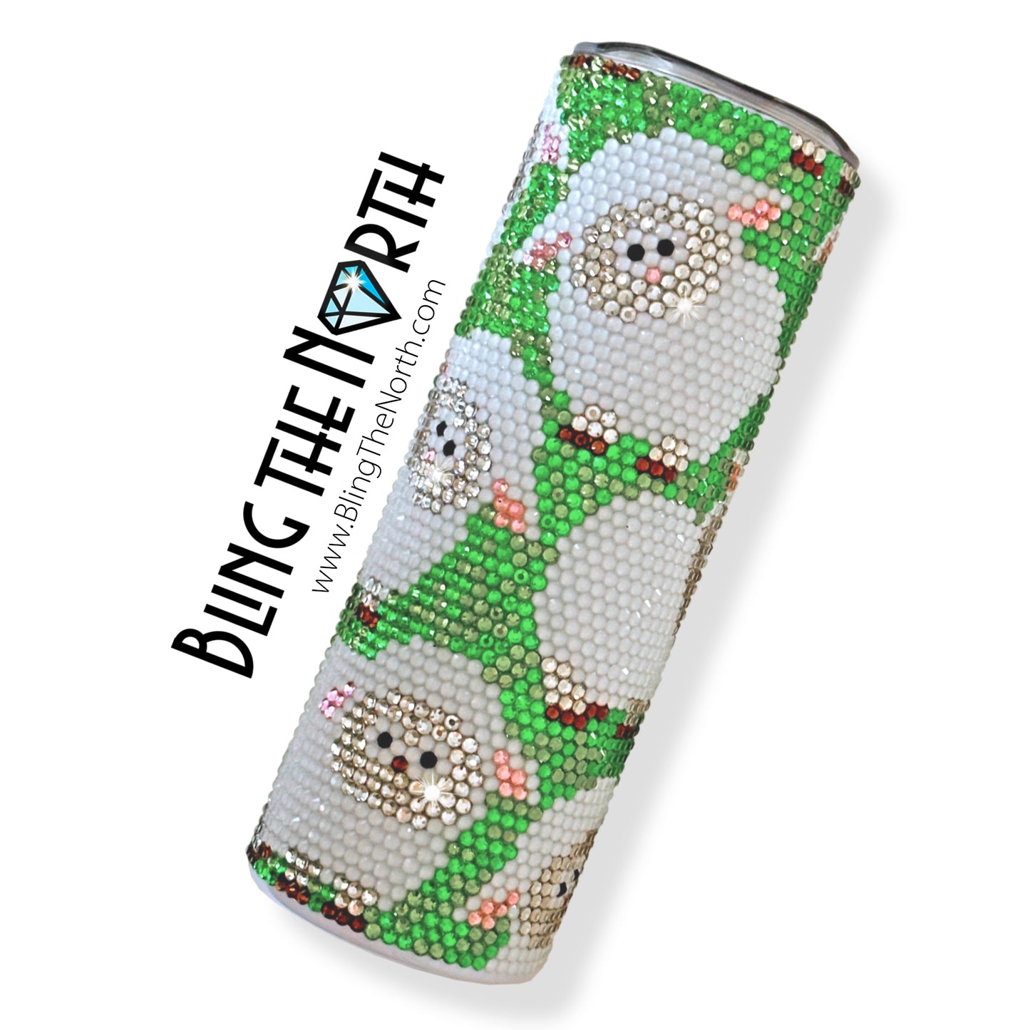BLACK SHEEP Rhinestone Pattern Template | SS16 4mm - 20oz Skinny Straight Tumbler Design | PNG for Sublimation or Vinyl
