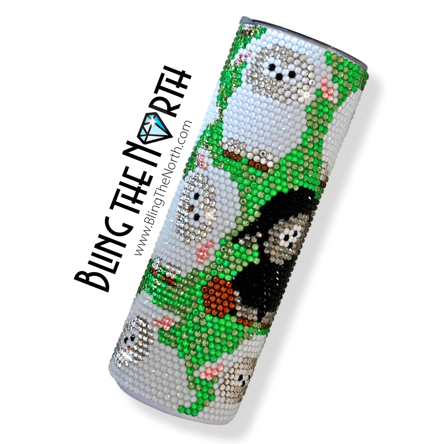 BLACK SHEEP Rhinestone Pattern Template | SS16 4mm - 20oz Skinny Straight Tumbler Design | PNG for Sublimation or Vinyl