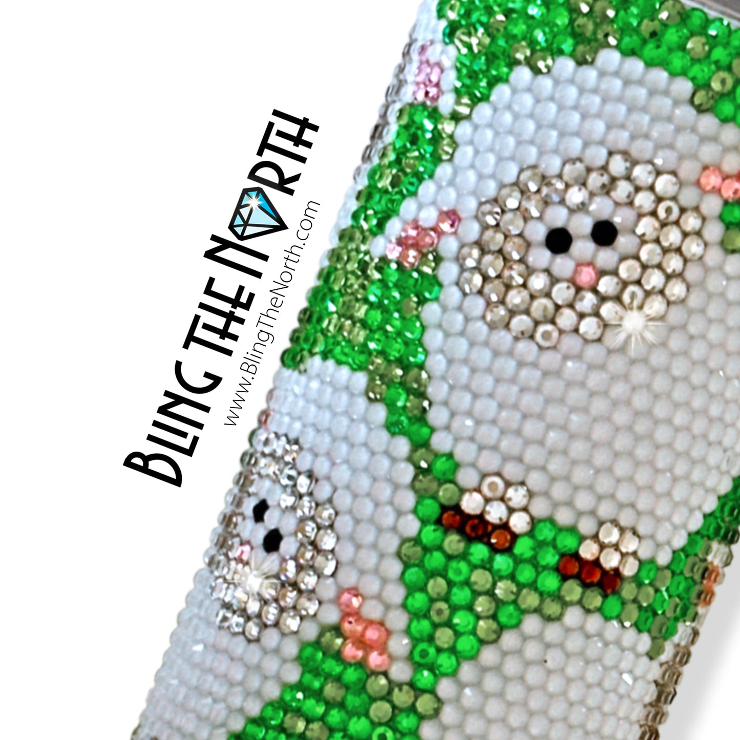 BLACK SHEEP Rhinestone Pattern Template | SS16 4mm - 20oz Skinny Straight Tumbler Design | PNG for Sublimation or Vinyl
