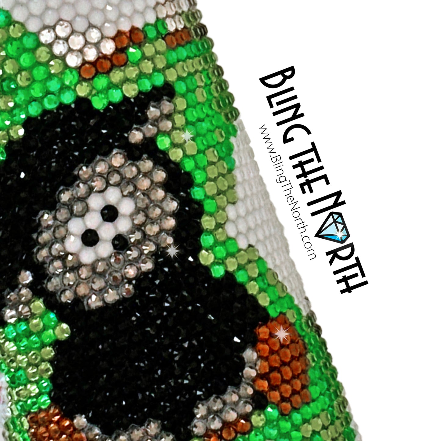 BLACK SHEEP Rhinestone Pattern Template | SS16 4mm - 20oz Skinny Straight Tumbler Design | PNG for Sublimation or Vinyl