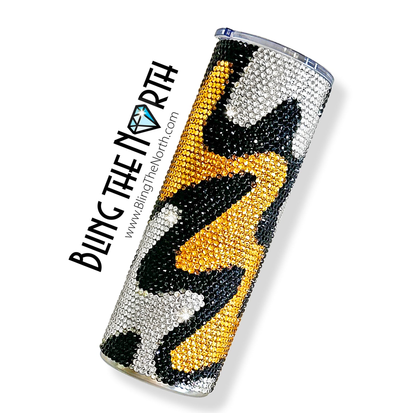 FEELING GROOVY Rhinestone Pattern Template | SS16 4mm - 20oz Skinny Straight Tumbler Design | PNG for Sublimation or Vinyl