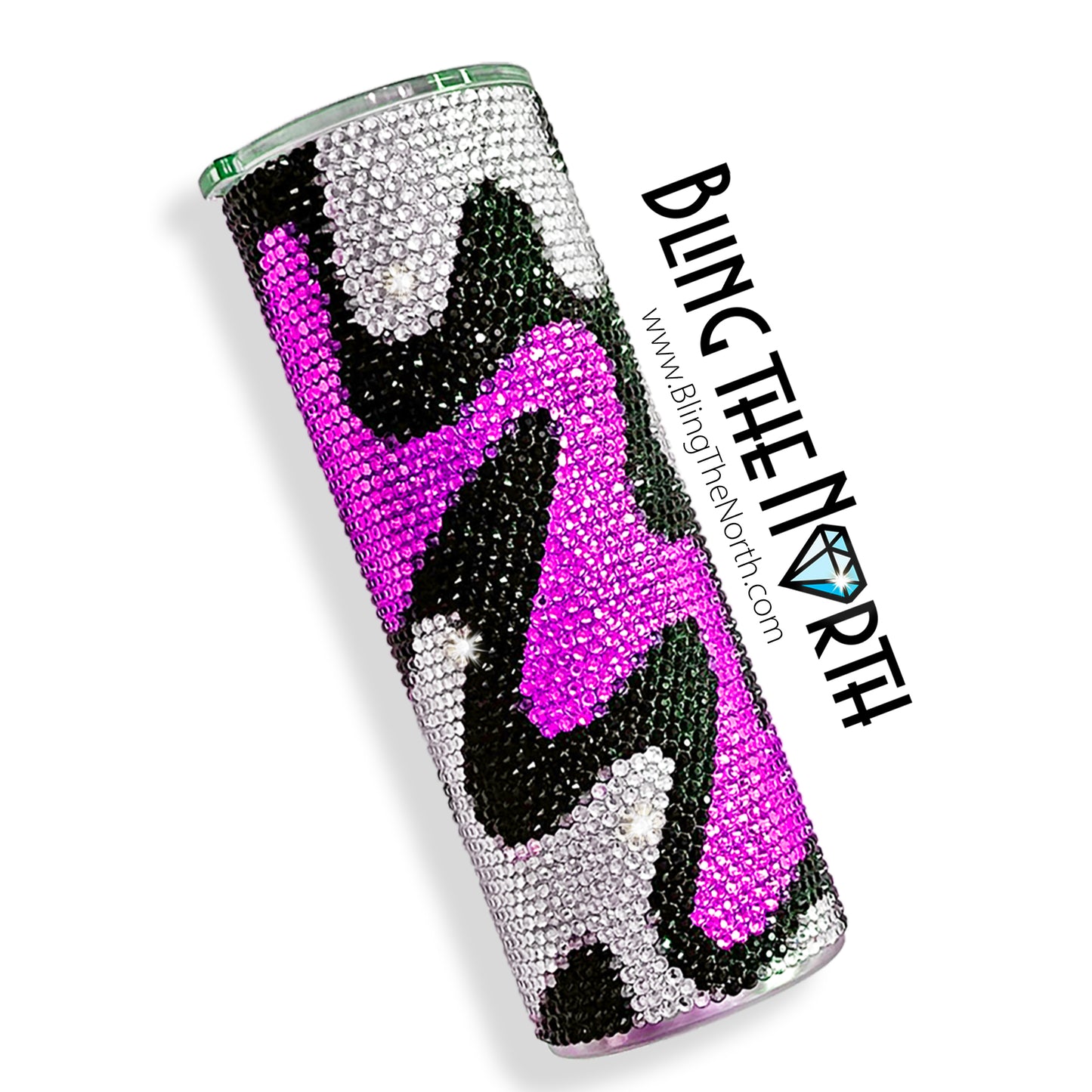 FEELING GROOVY Rhinestone Pattern Template | SS16 4mm - 20oz Skinny Straight Tumbler Design | PNG for Sublimation or Vinyl