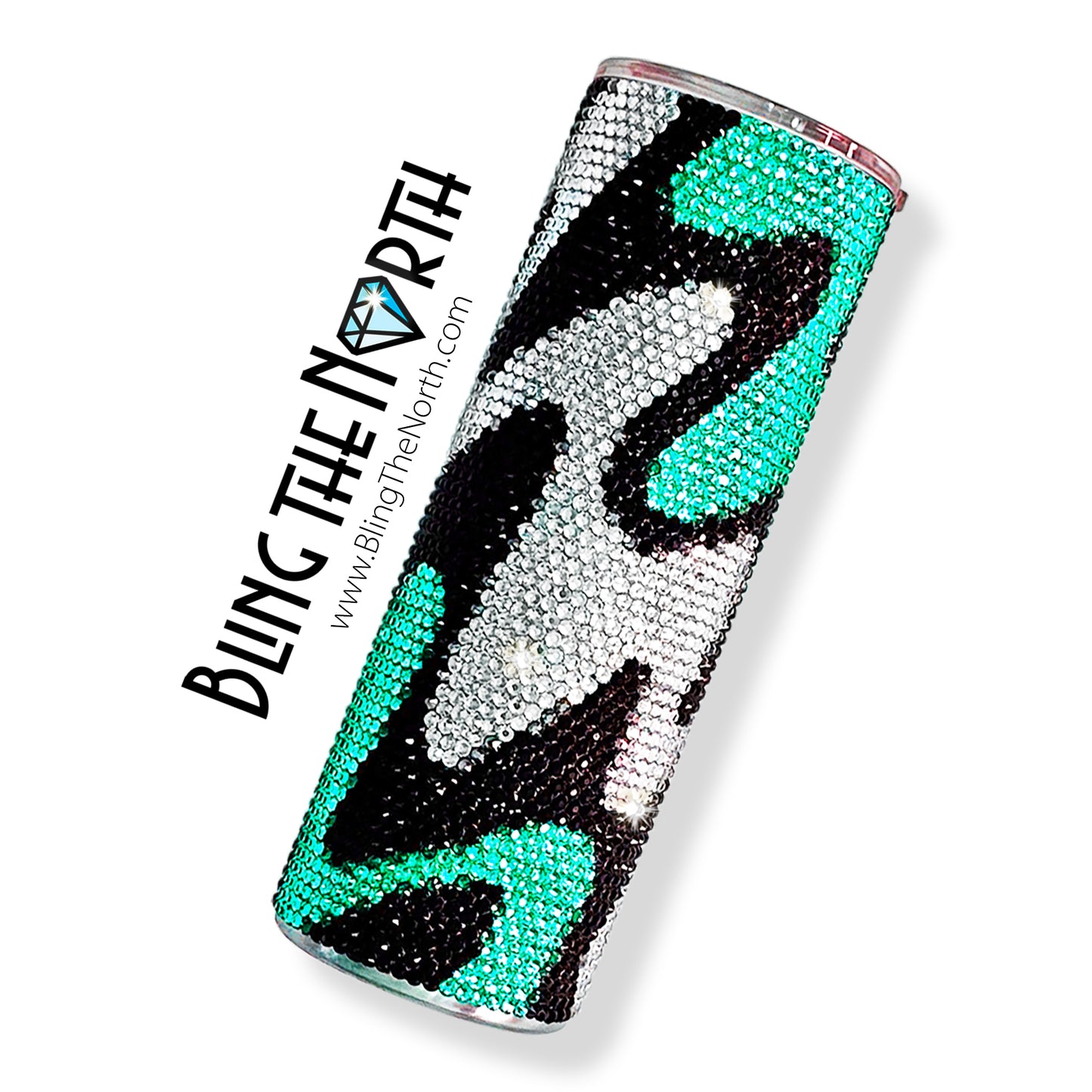 FEELING GROOVY Rhinestone Pattern Template | SS16 4mm - 20oz Skinny Straight Tumbler Design | PNG for Sublimation or Vinyl