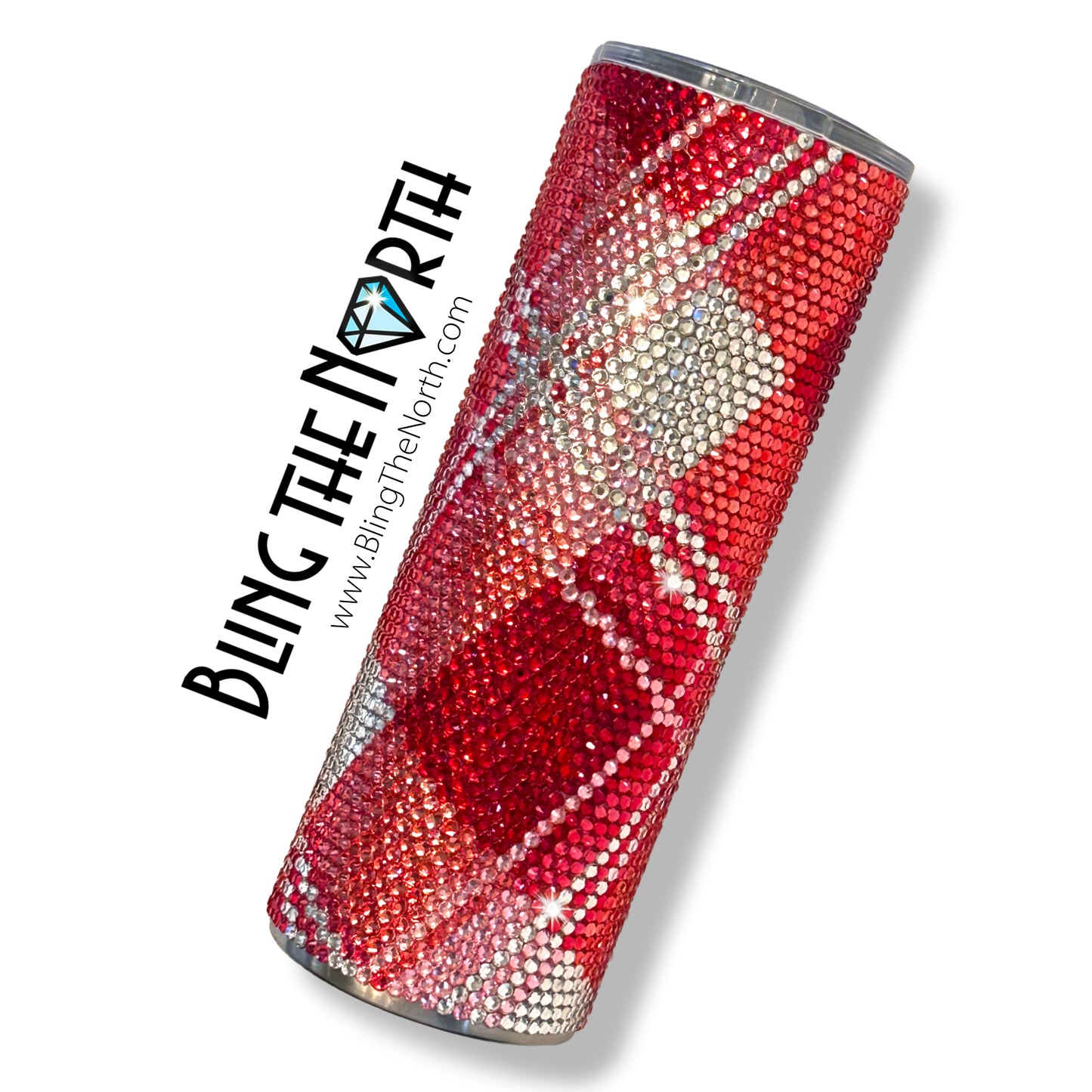 FLANNEL SHIRT Rhinestone Pattern Template | SS16 4mm - 20oz Skinny Straight Tumbler Design | PNG for Sublimation or Vinyl