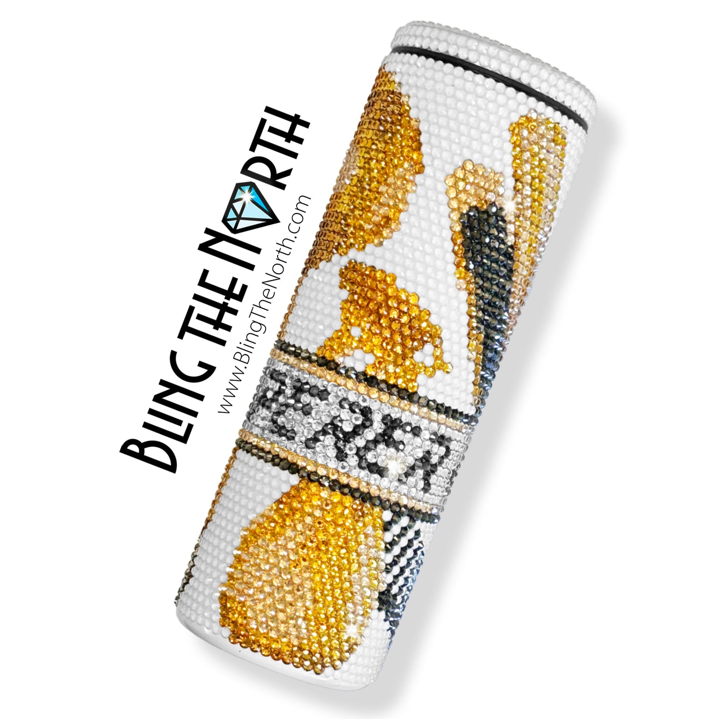 HAIR WHISPERER Custom NAME Rhinestone Pattern Template | SS16 4mm - 20oz Skinny Straight Tumbler Design | PNG for Sublimation or Vinyl