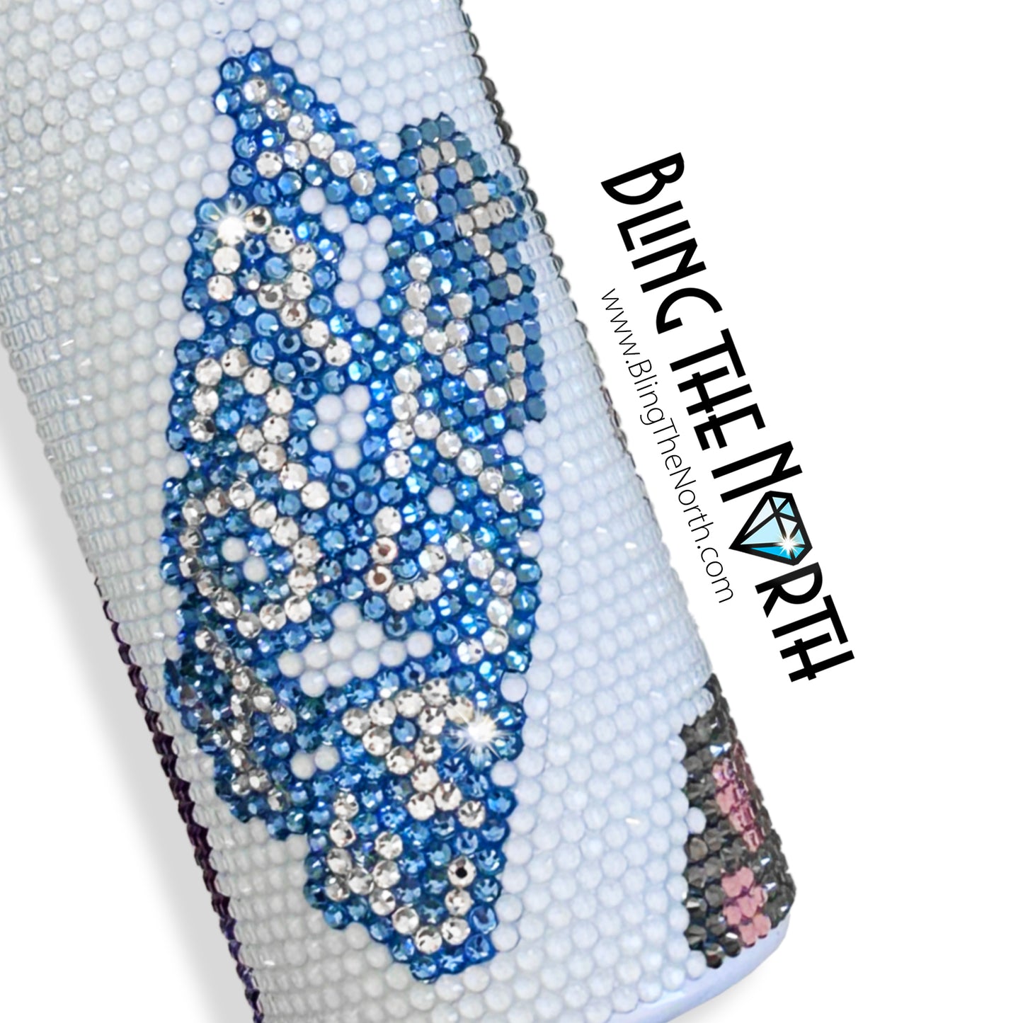 HOPPY EASTER Bunny Rhinestone Pattern Template | SS16 4mm - 20oz Skinny Straight Tumbler Design | PNG for Sublimation or Vinyl