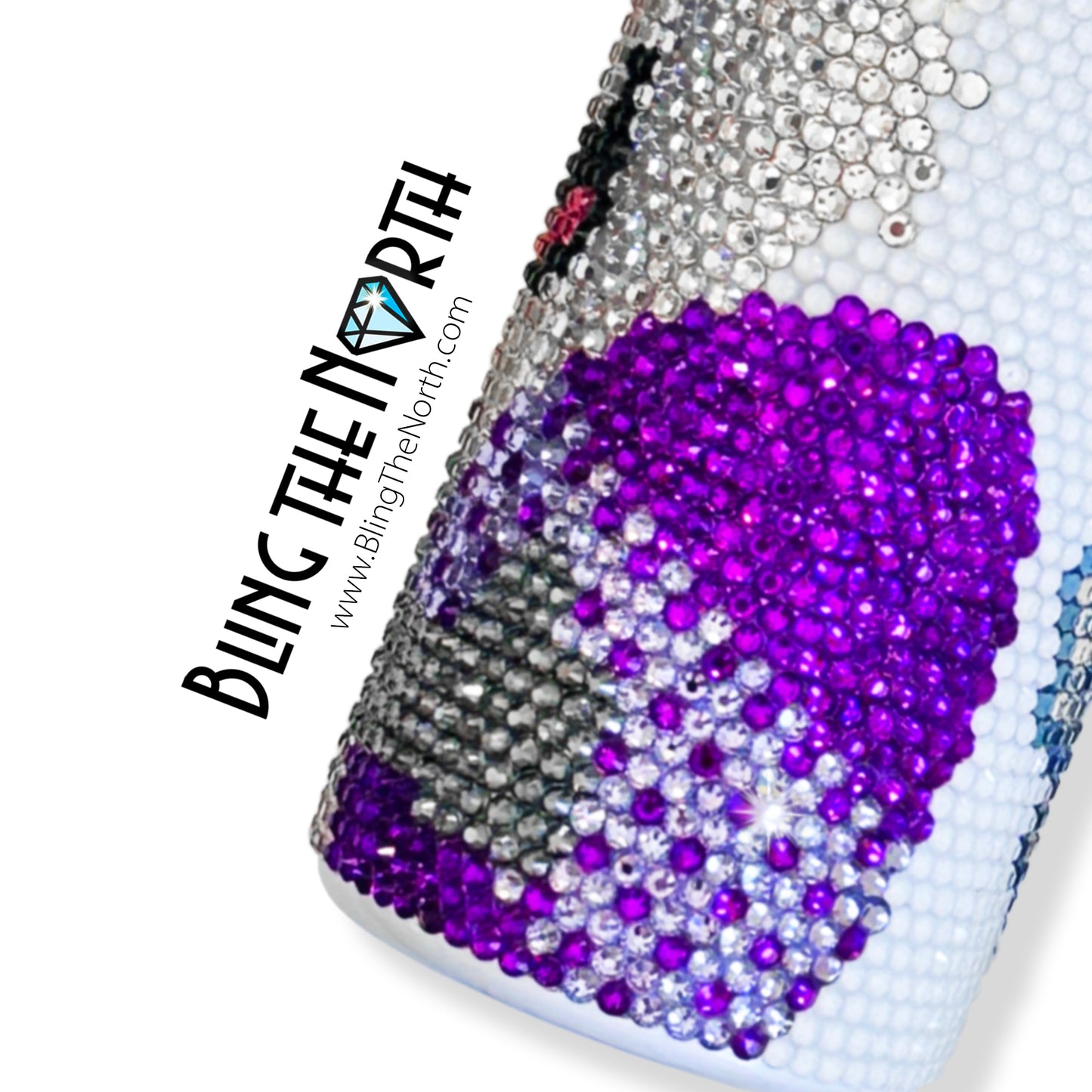 HOPPY EASTER Bunny Rhinestone Pattern Template | SS16 4mm - 20oz Skinny Straight Tumbler Design | PNG for Sublimation or Vinyl