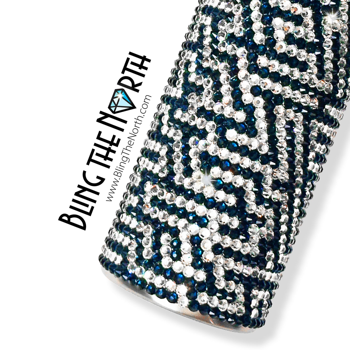 LABYRINTH Maze Rhinestone Pattern Template | SS20 5mm - 20oz Skinny Straight Tumbler Design | PNG for Sublimation or Vinyl