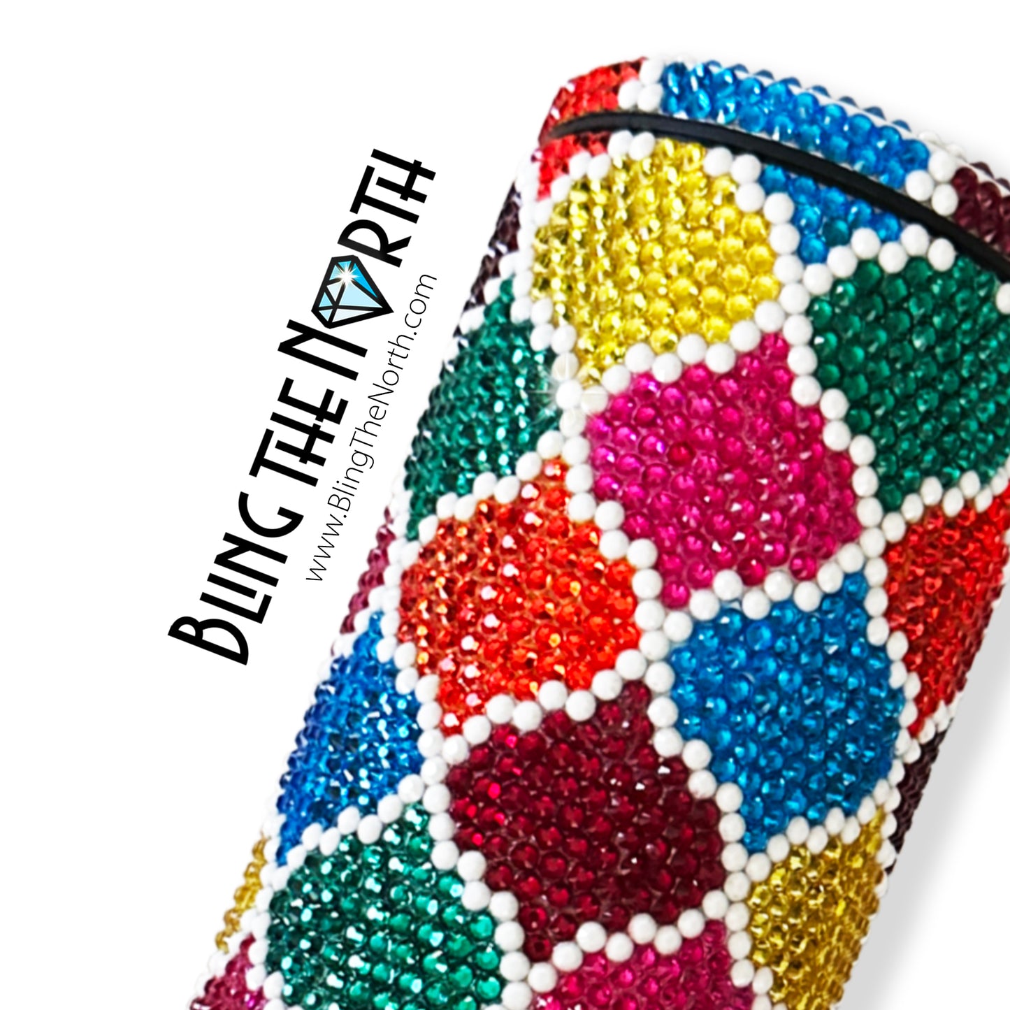 MOROCCAN OGEE Rhinestone Pattern Template | SS16 4mm - 30oz Skinny Straight Tumbler Design | PNG for Sublimation or Vinyl