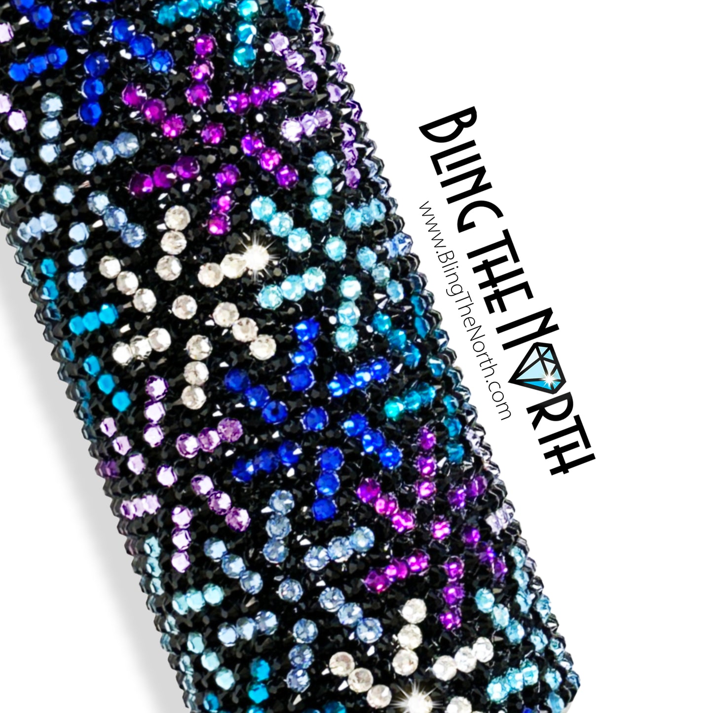 PINWHEELS Rhinestone Pattern Template | SS20 5mm - 20oz Straight Skinny Tumbler Design | PNG for Sublimation or Vinyl