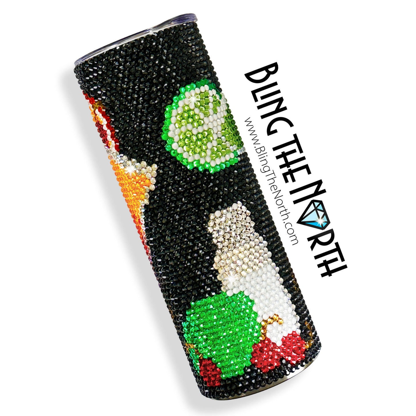 PROBABLY TEQUILA Rhinestone Pattern Template | SS16 4mm - 20oz Skinny Straight Tumbler Design | PNG for Sublimation or Vinyl
