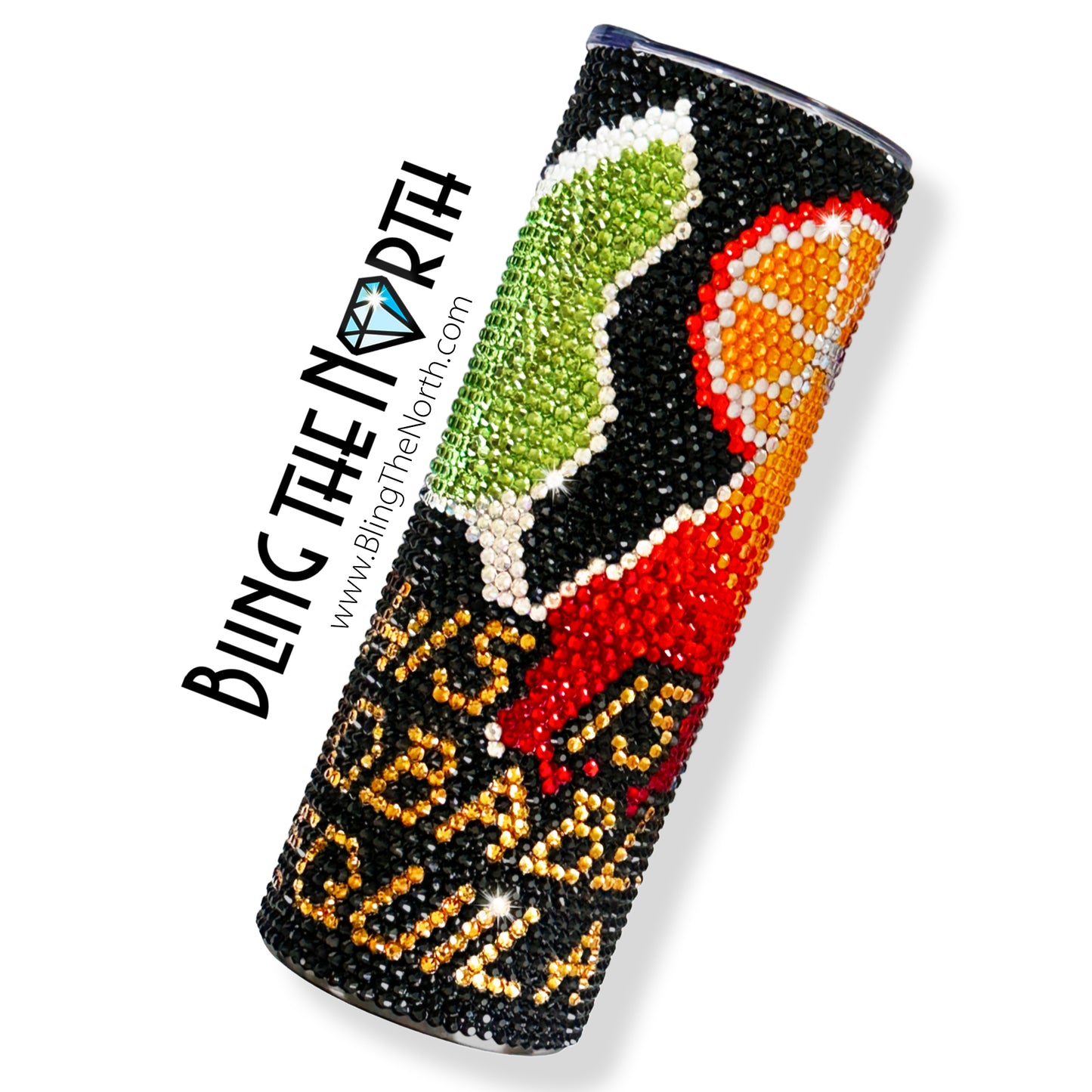 PROBABLY TEQUILA Rhinestone Pattern Template | SS16 4mm - 20oz Skinny Straight Tumbler Design | PNG for Sublimation or Vinyl