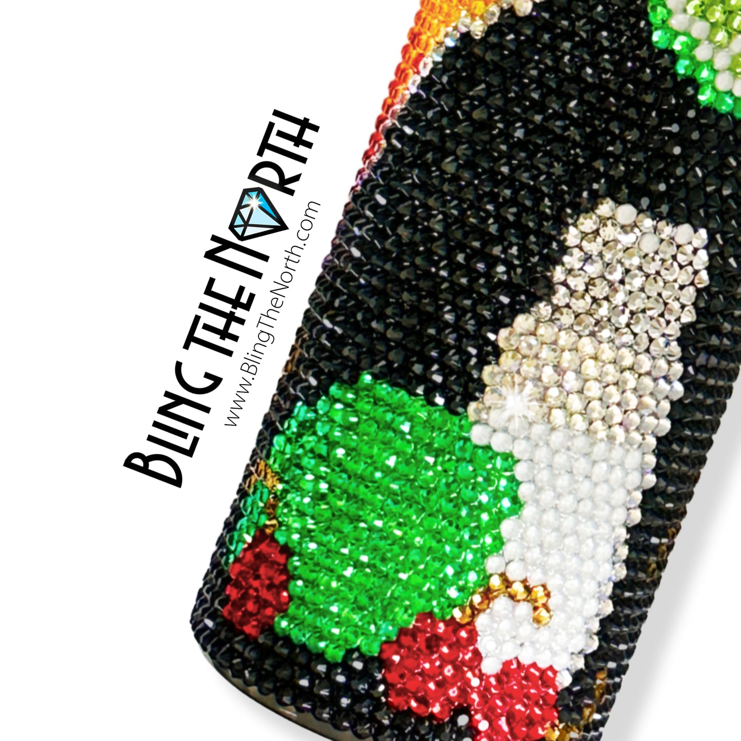 PROBABLY TEQUILA Rhinestone Pattern Template | SS16 4mm - 20oz Skinny Straight Tumbler Design | PNG for Sublimation or Vinyl