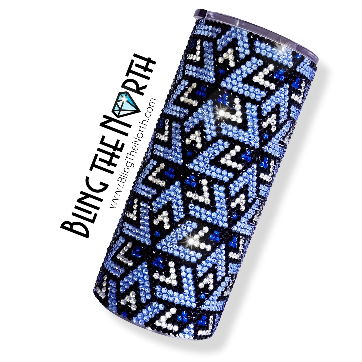 SIXTY DEGREES Rhinestone Pattern Template | SS16 4mm - 32oz Plump Tumbler Design | PNG for Sublimation or Vinyl