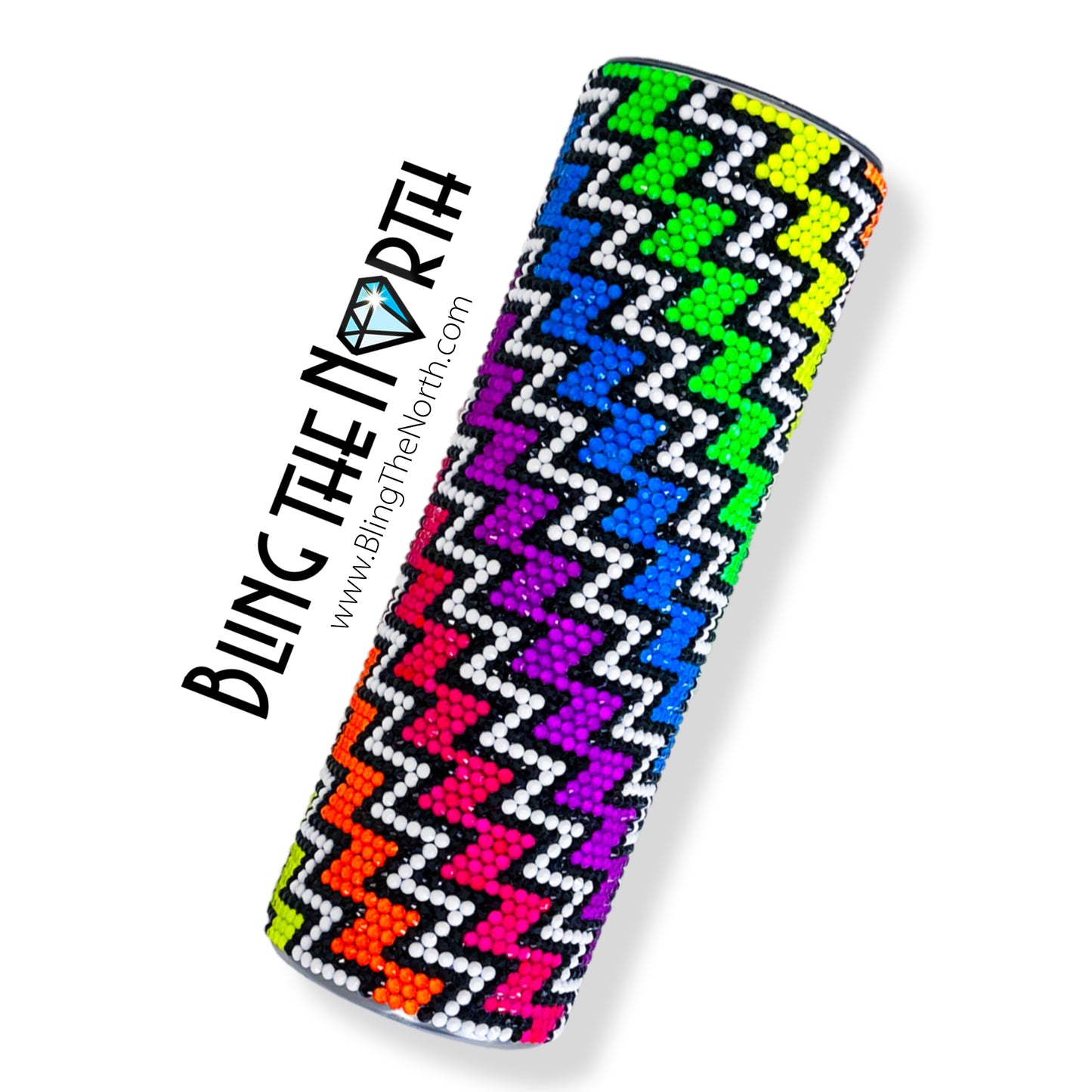 STEP IT UP Rhinestone Pattern Template | SS16 4mm - 20oz Skinny Straight Tumbler Design | PNG for Sublimation or Vinyl