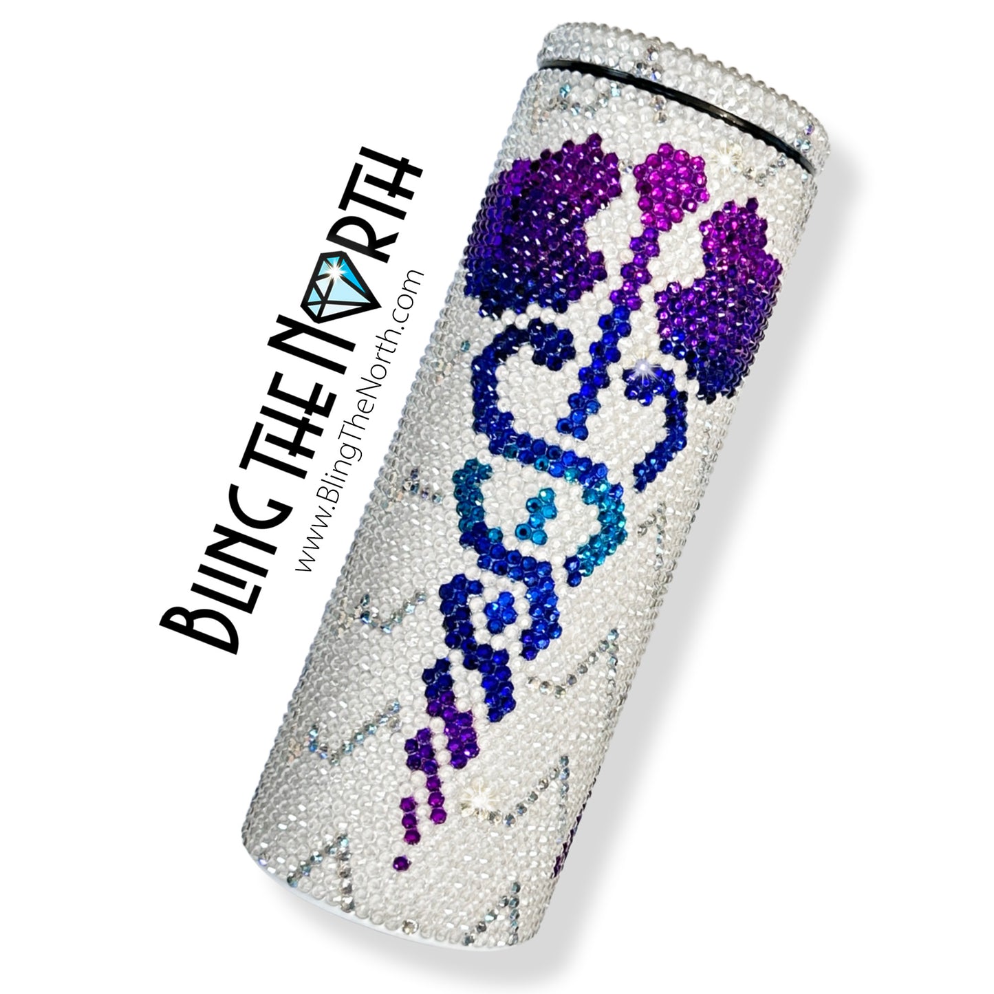NURSE LIFE Rhinestone Pattern Template | SS16 4mm - 20oz Skinny Straight Tumbler Design | PNG for Sublimation or Vinyl