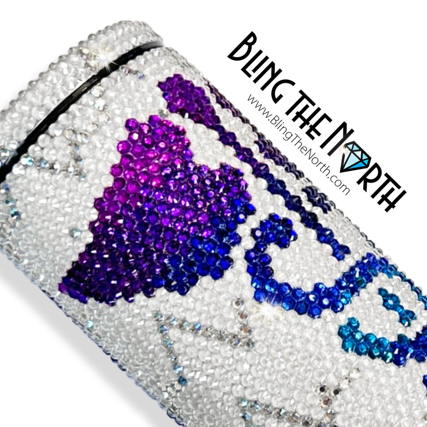 NURSE LIFE Rhinestone Pattern Template | SS16 4mm - 20oz Skinny Straight Tumbler Design | PNG for Sublimation or Vinyl
