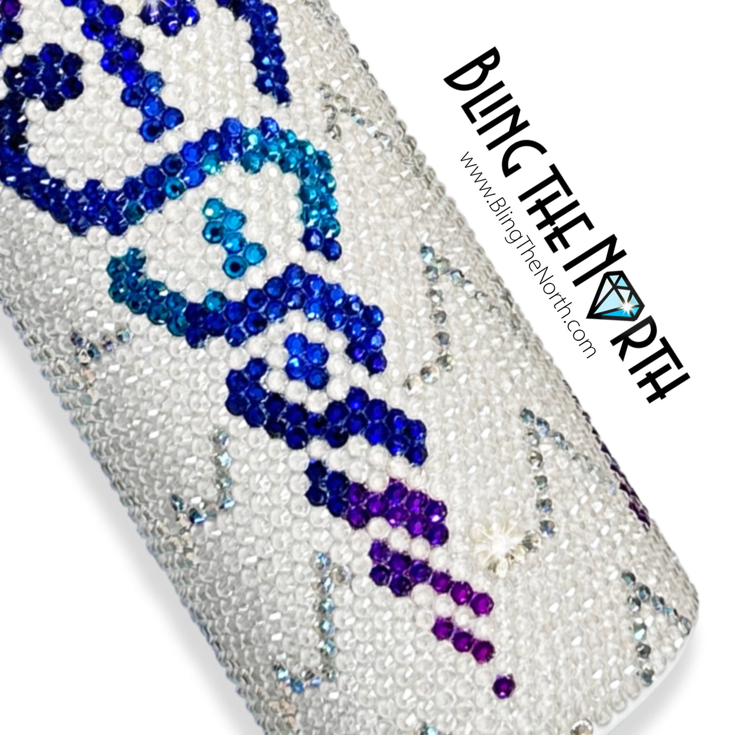 NURSE LIFE Rhinestone Pattern Template | SS16 4mm - 20oz Skinny Straight Tumbler Design | PNG for Sublimation or Vinyl