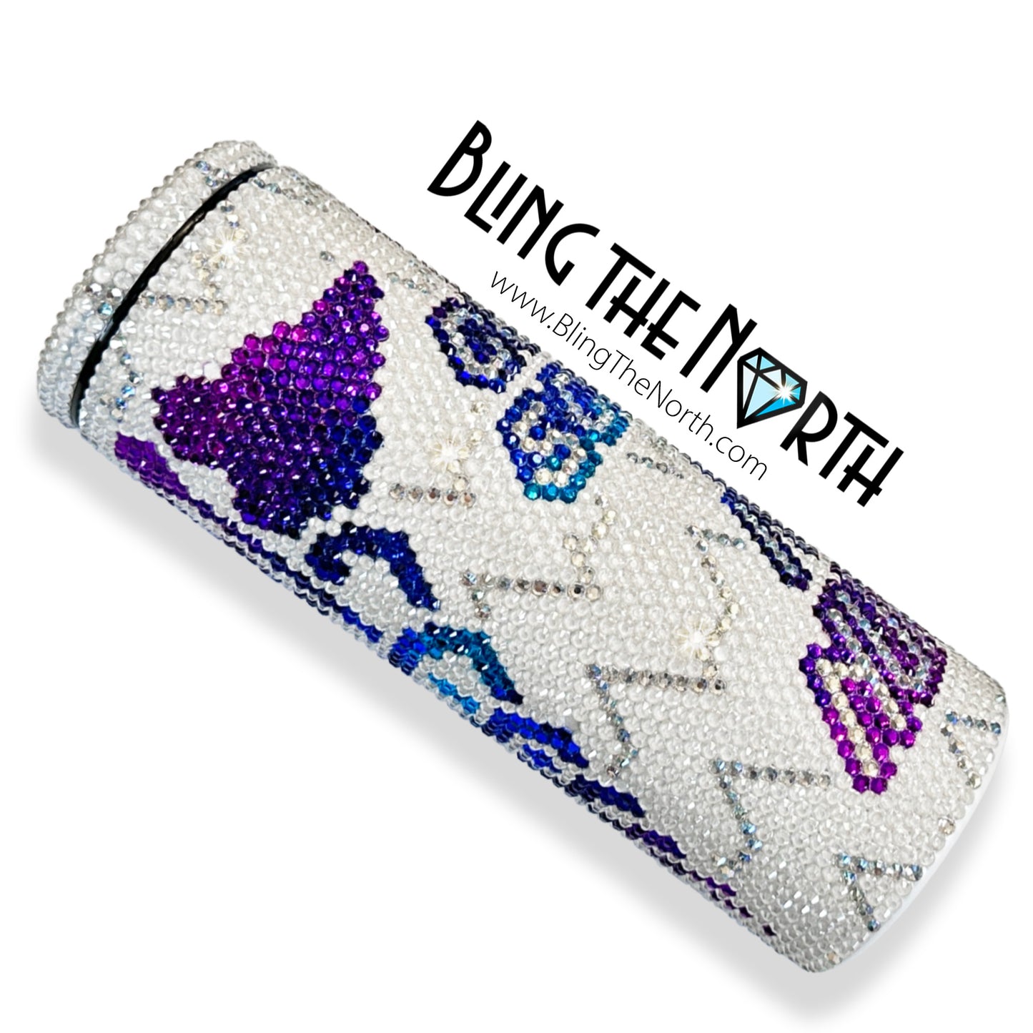 NURSE LIFE Rhinestone Pattern Template | SS16 4mm - 20oz Skinny Straight Tumbler Design | PNG for Sublimation or Vinyl