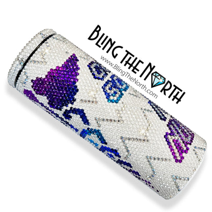 NURSE LIFE Rhinestone Pattern Template | SS16 4mm - 20oz Skinny Straight Tumbler Design | PNG for Sublimation or Vinyl