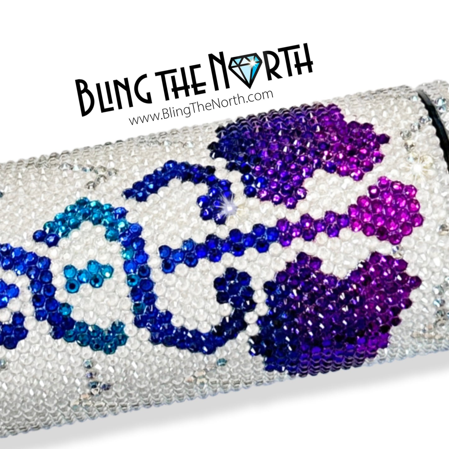 NURSE LIFE Rhinestone Pattern Template | SS16 4mm - 20oz Skinny Straight Tumbler Design | PNG for Sublimation or Vinyl